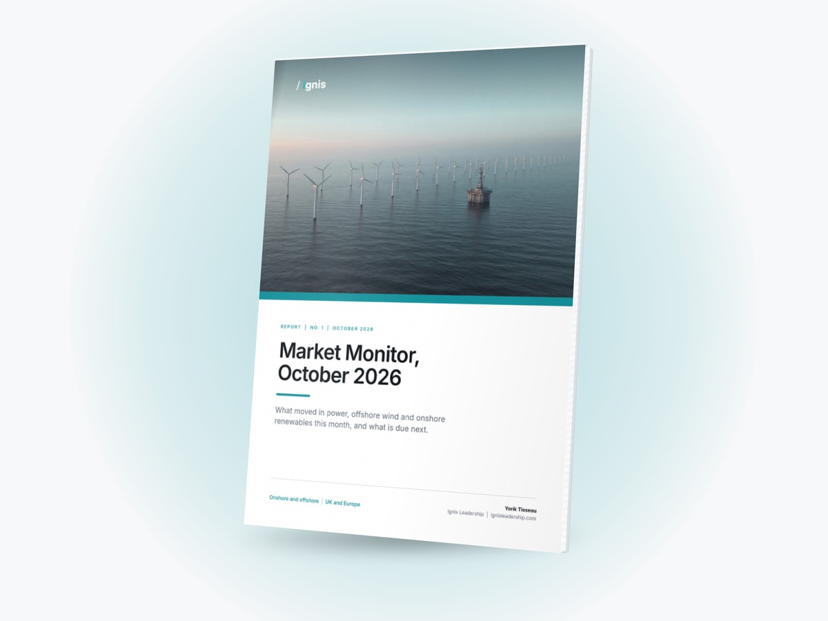 Cover of the report Market Monitor, October 2026, shown as a printed booklet.
