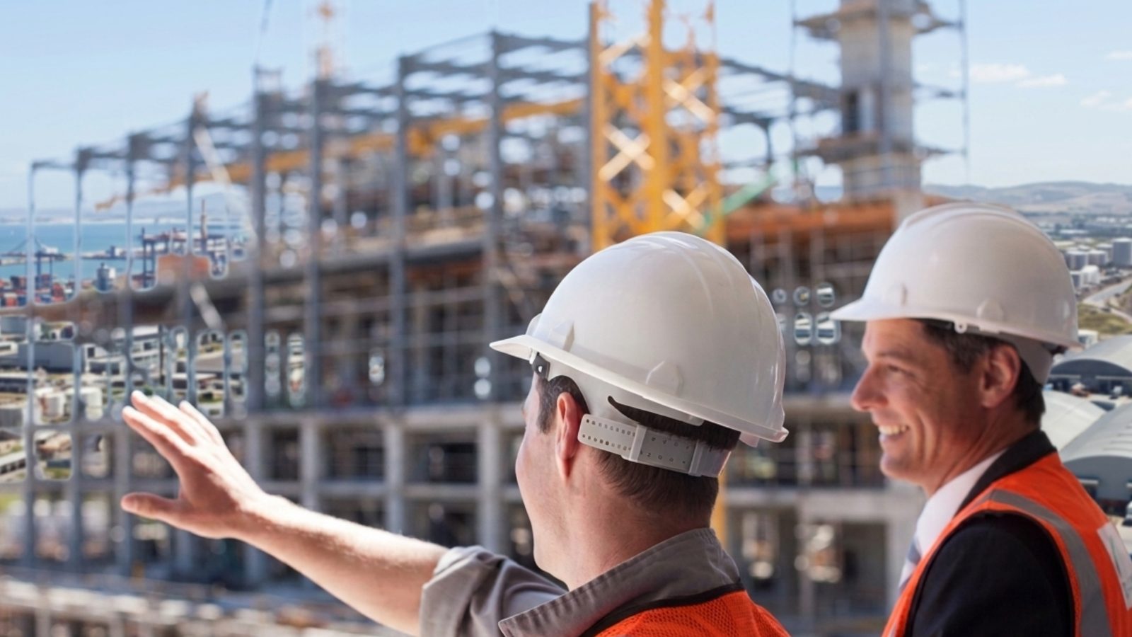 Contractor team on site